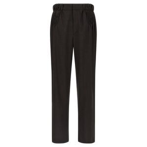 Kiko Kostadinov Brown Virgin Wool Casual Men's Pants